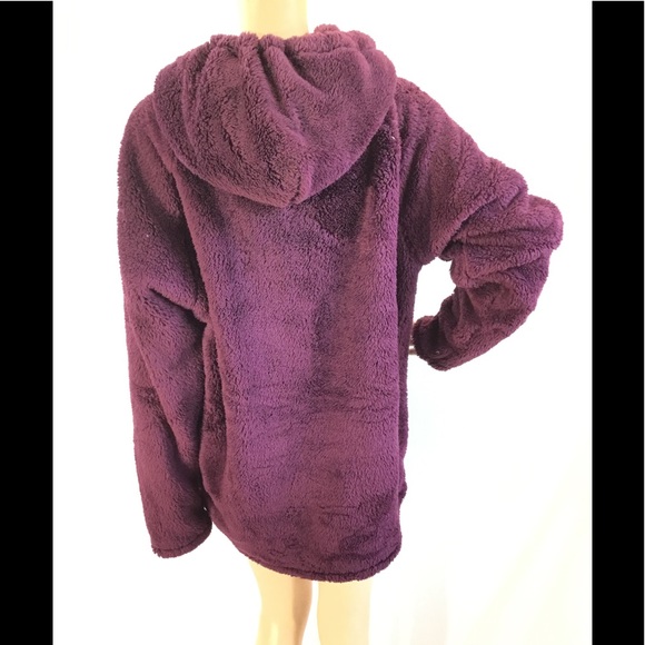 Pink Victoria’s Secret Teddy Half Zip Pullover NWT - Picture 2 of 7